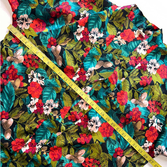 Floral Women's Robe - Multicolor - Picture 15 of 16